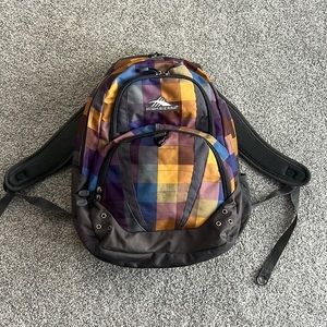 High Sierra Multi-Colored Backpack